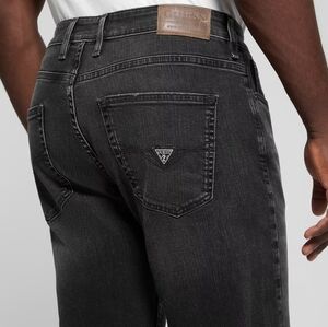 GUESS Men's Eco Regular Straight Mason Jeans Denim Fading Mid Rise Stretch 30X30